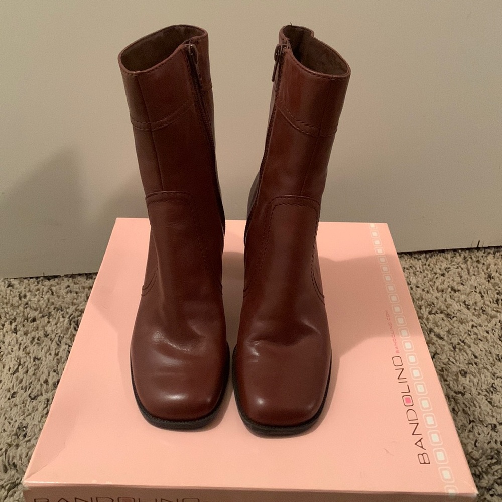 Bandolino Brown Ankle Boots